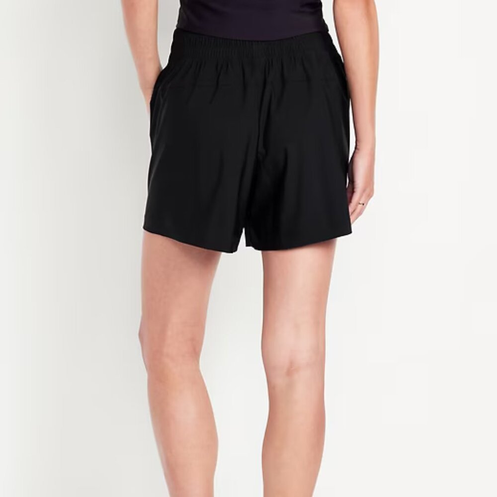 Old Navy Black Jack High-Waisted SleekTech Skort/NWT/S, M, & L - Picture 2 of 16